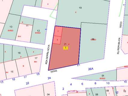 Parcela urbana en venta en Cedeira