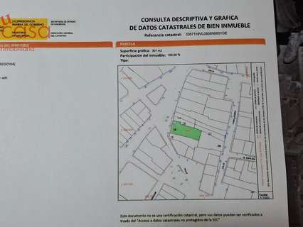 Parcela rústica en venta en Mozoncillo