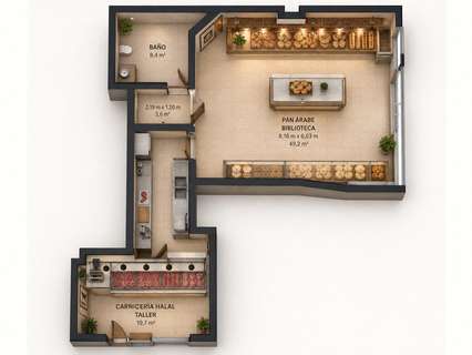 Local comercial en alquiler en Murcia zona El Raal