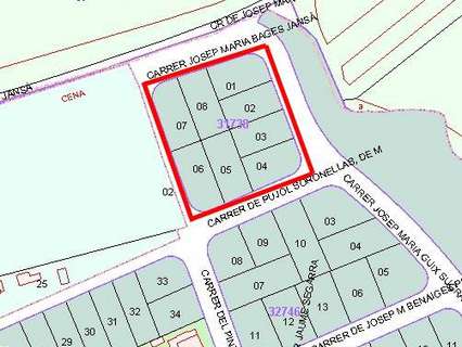 Parcela urbana en venta en Reus