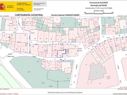 Casa en venta en Polop