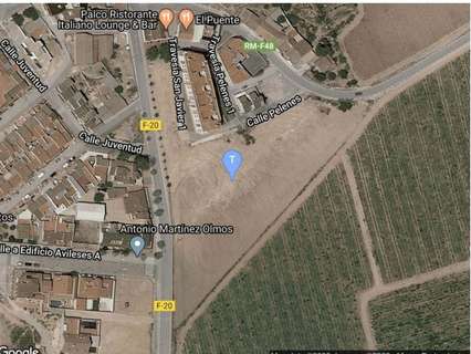 Parcela rústica en venta en Murcia zona Avileses, rebajada