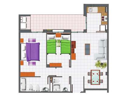 Piso en venta en Amposta