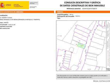 Parcela urbana en venta en Granadilla de Abona