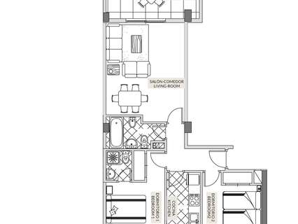 Apartamento en venta en Calpe
