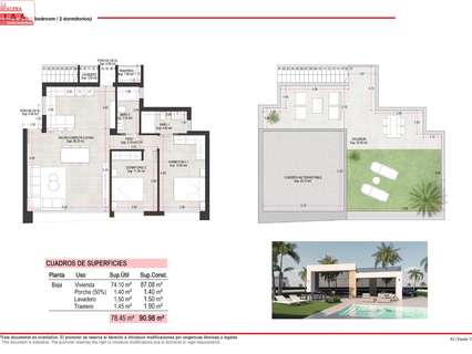 Chalet en venta en Alhama de Murcia