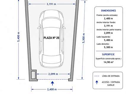 Plaza de parking en venta en Chipiona