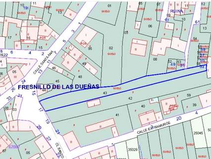Parcela urbana en venta en Fresnillo de las Dueñas