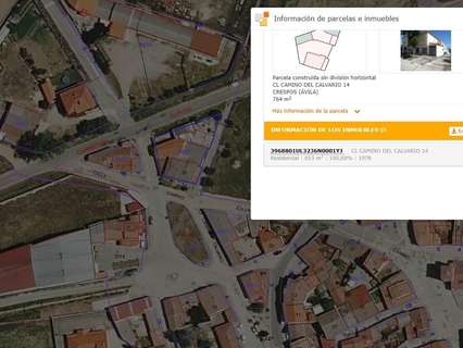 Parcela rústica en venta en Crespos