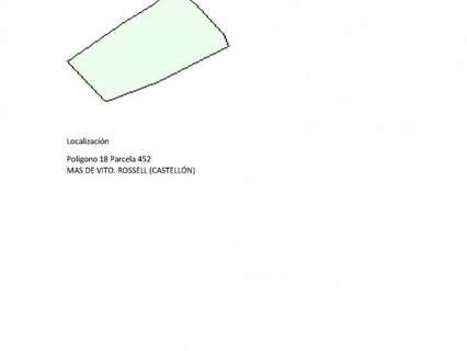 Parcela rústica en venta en Rossell