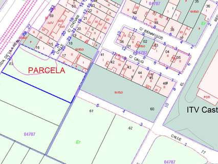 Parcela urbana en venta en Castellón de la Plana