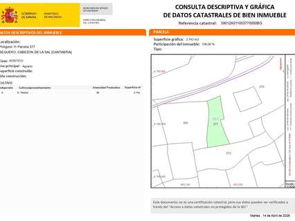 Piso en venta en Cabezón de la Sal zona Casar de Periedo