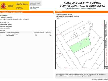 Piso en venta en Hondón de los Frailes