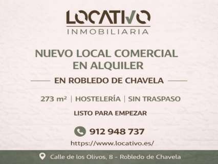 Local comercial en alquiler en Robledo de Chavela