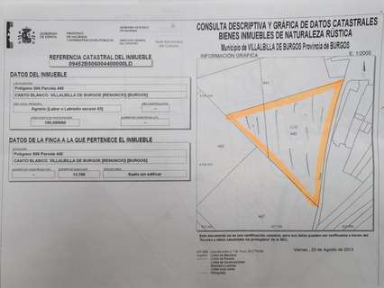 Parcela industrial en venta en Burgos