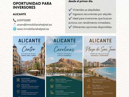 Piso en venta en Alicante zona Albufereta