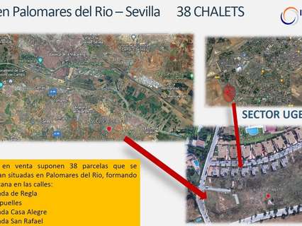 Parcela urbana en venta en Palomares del Río