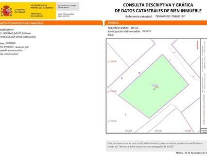 Parcela urbana en venta en Cúllar Vega