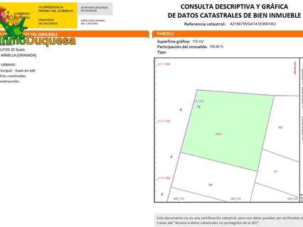 Parcela urbana en venta en Armilla