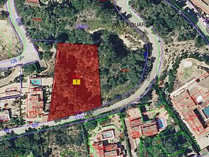 Parcela urbanizable en venta en Jávea/Xàbia