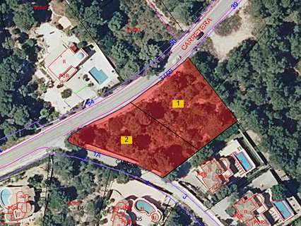 Parcela urbanizable en venta en Jávea/Xàbia